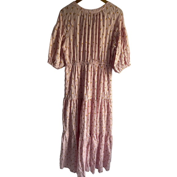 Petal & Pup Womens Size 12 Ariana Pink Floral Maxi Dress - Picture 5 of 9